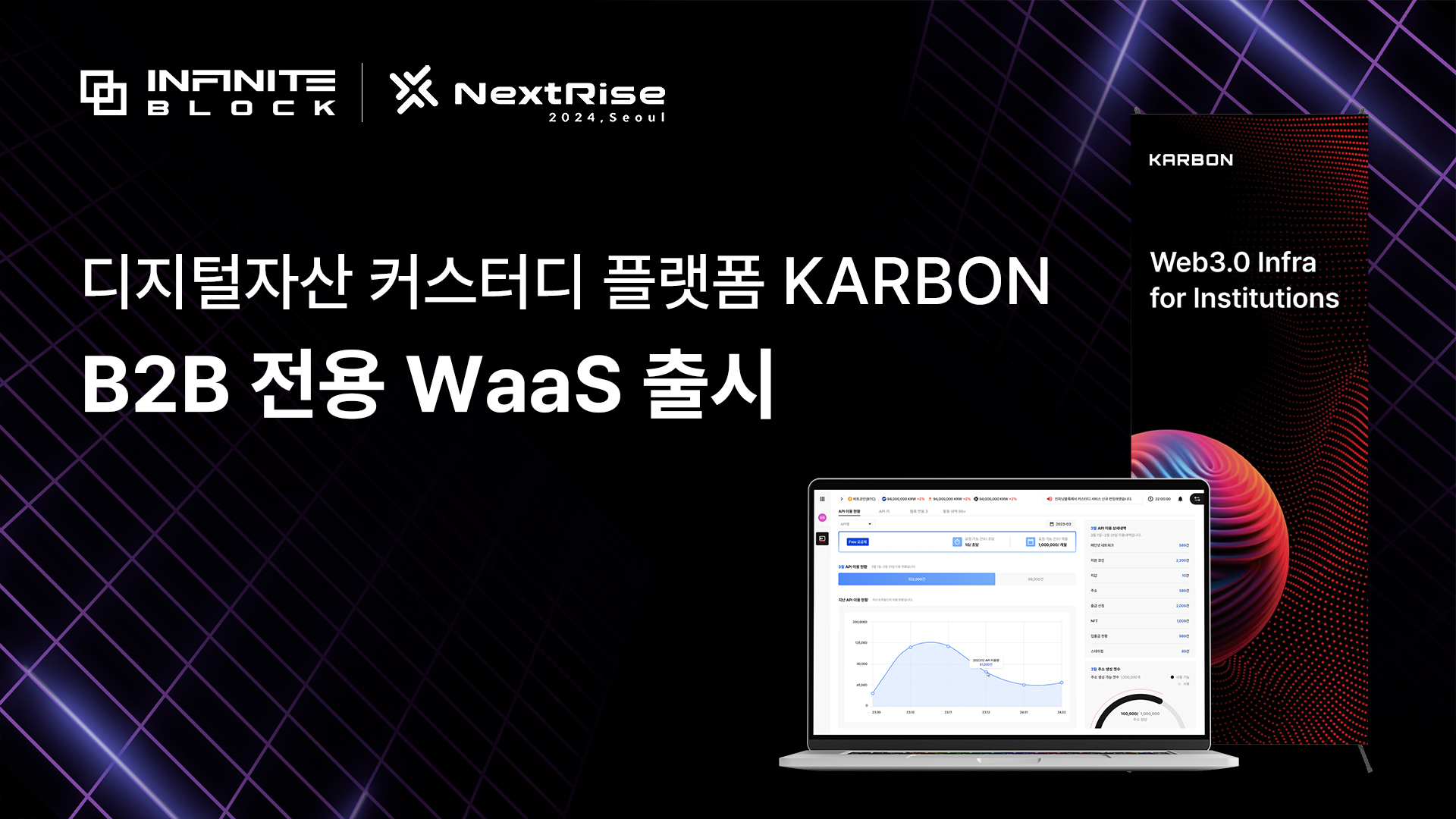 인피닛블록, B2B전용 서비스형 전자지갑(WaaS) 출시!